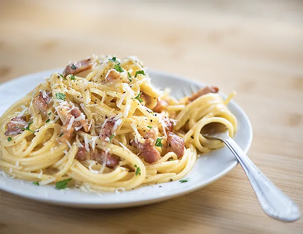 Egy tányér carbonara